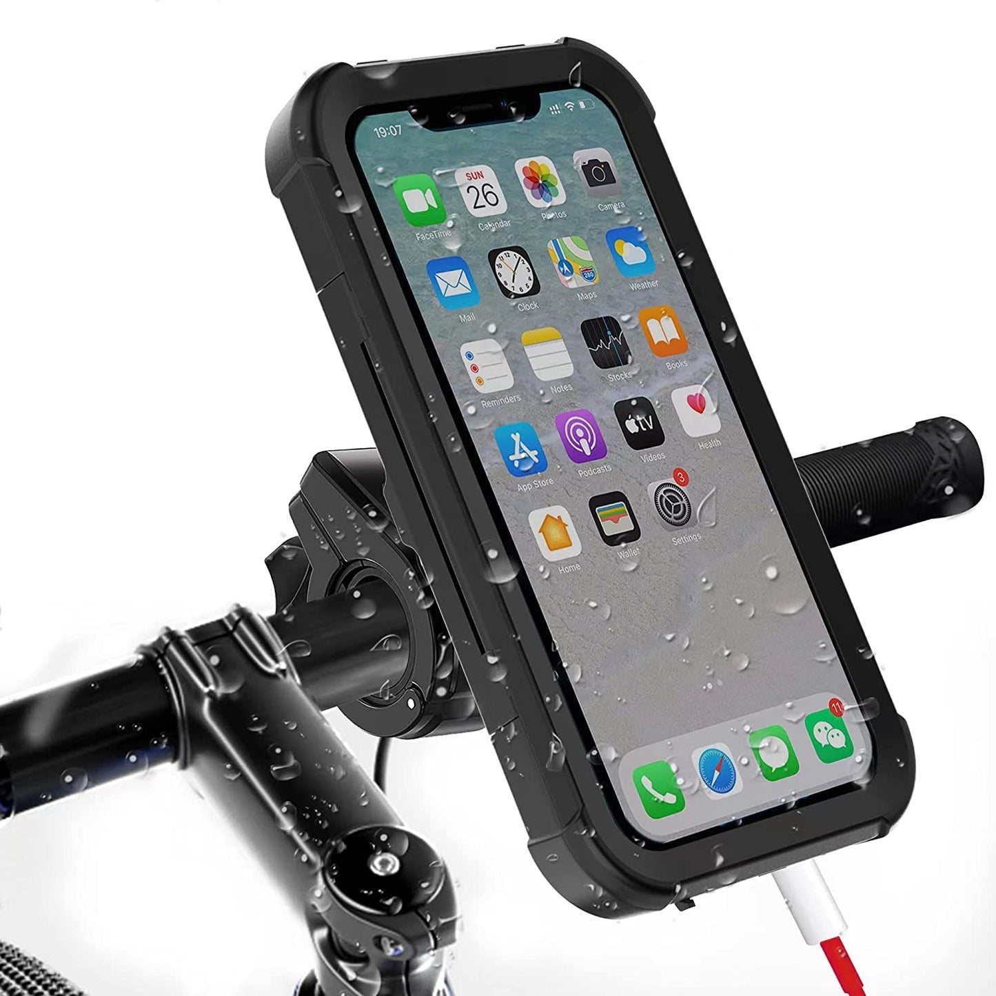 RideLock 360 Shockproof Phone Holder for Bikes