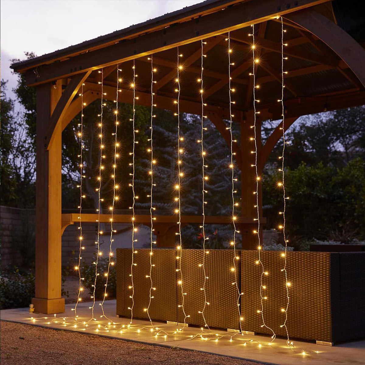 2m  16 LED Pixel Light for Decoration for Home 4 Mtr Warm White Waterproof Decorative Lights for Festival, Birthday, Wedding, Party for Home, Patio, Lawn, Restaurants