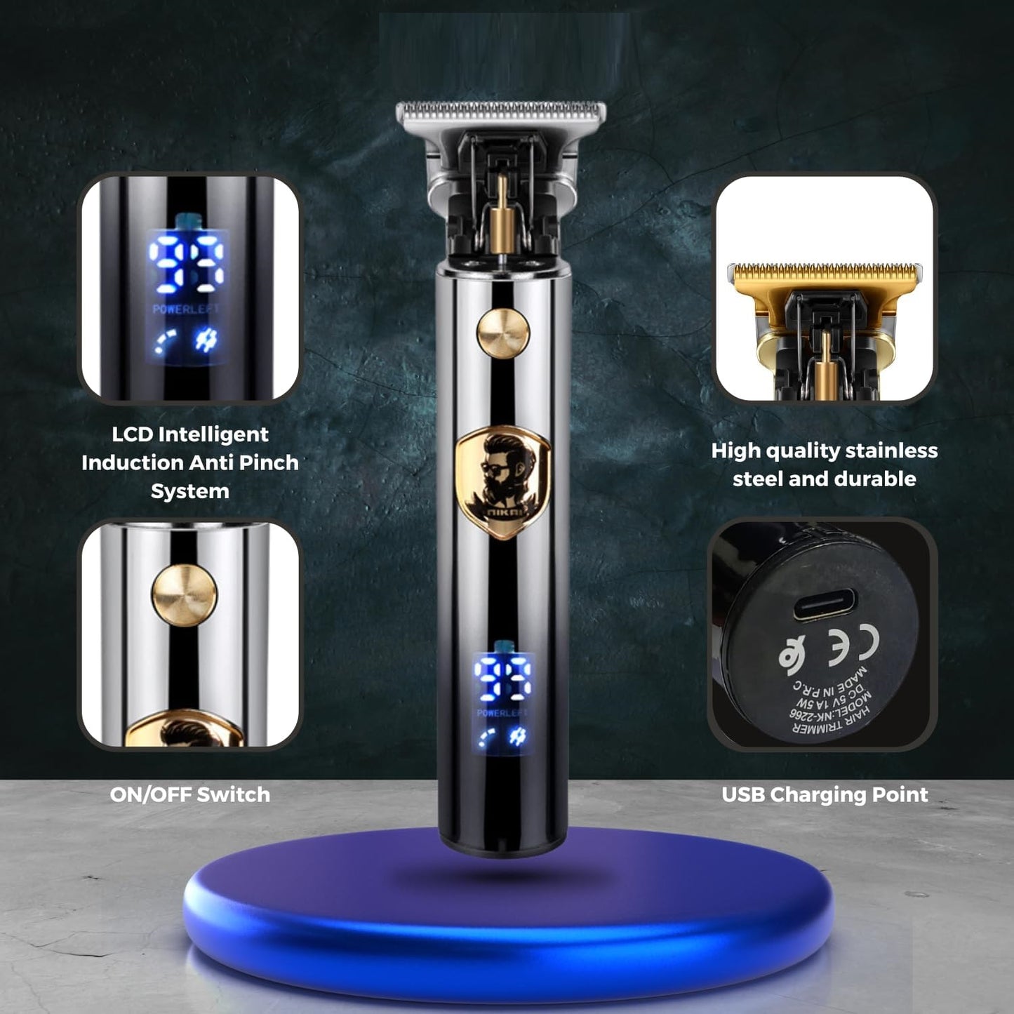 Professional 3W Hair Trimmer