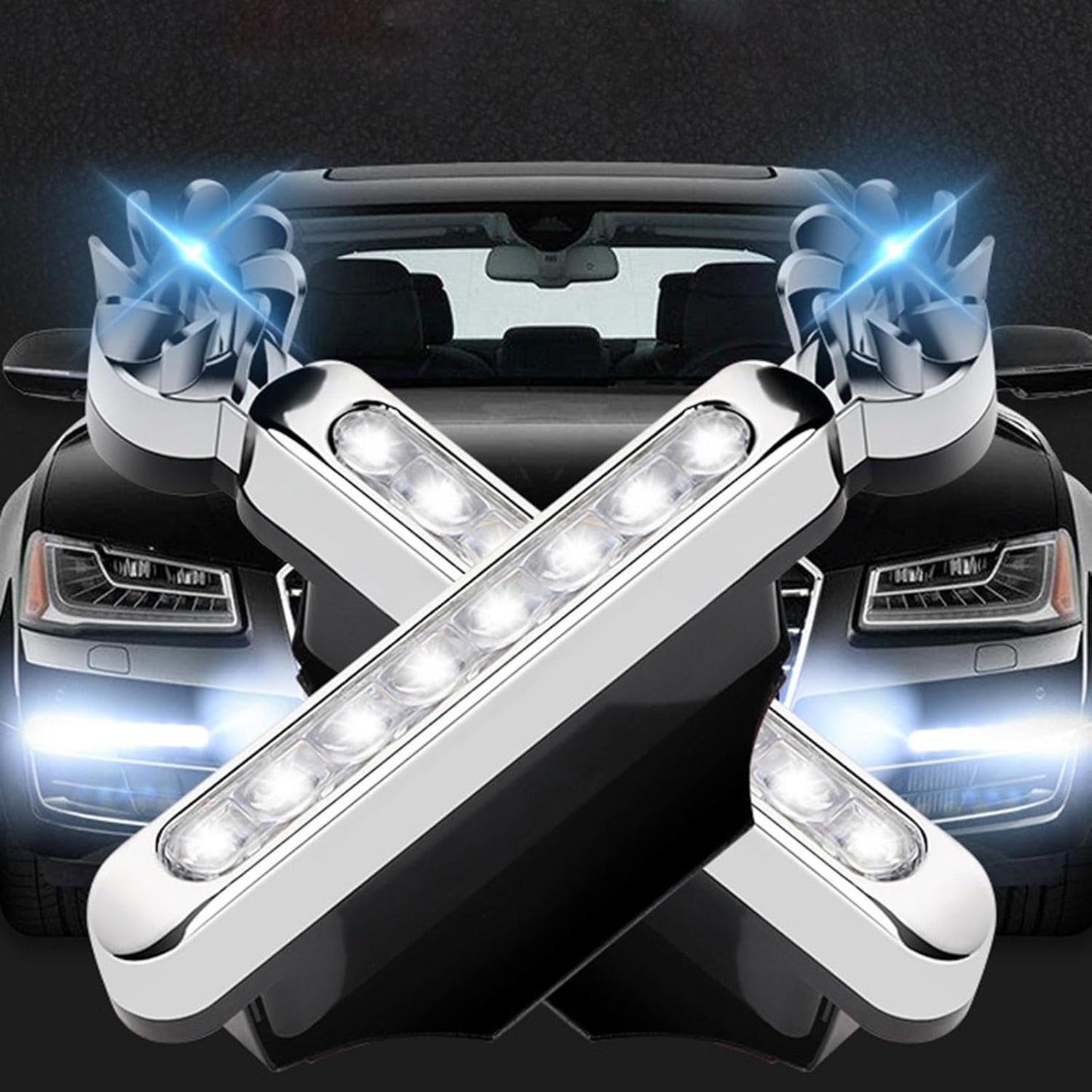 LED Wind Powered Vehicle Lights Car Lamp