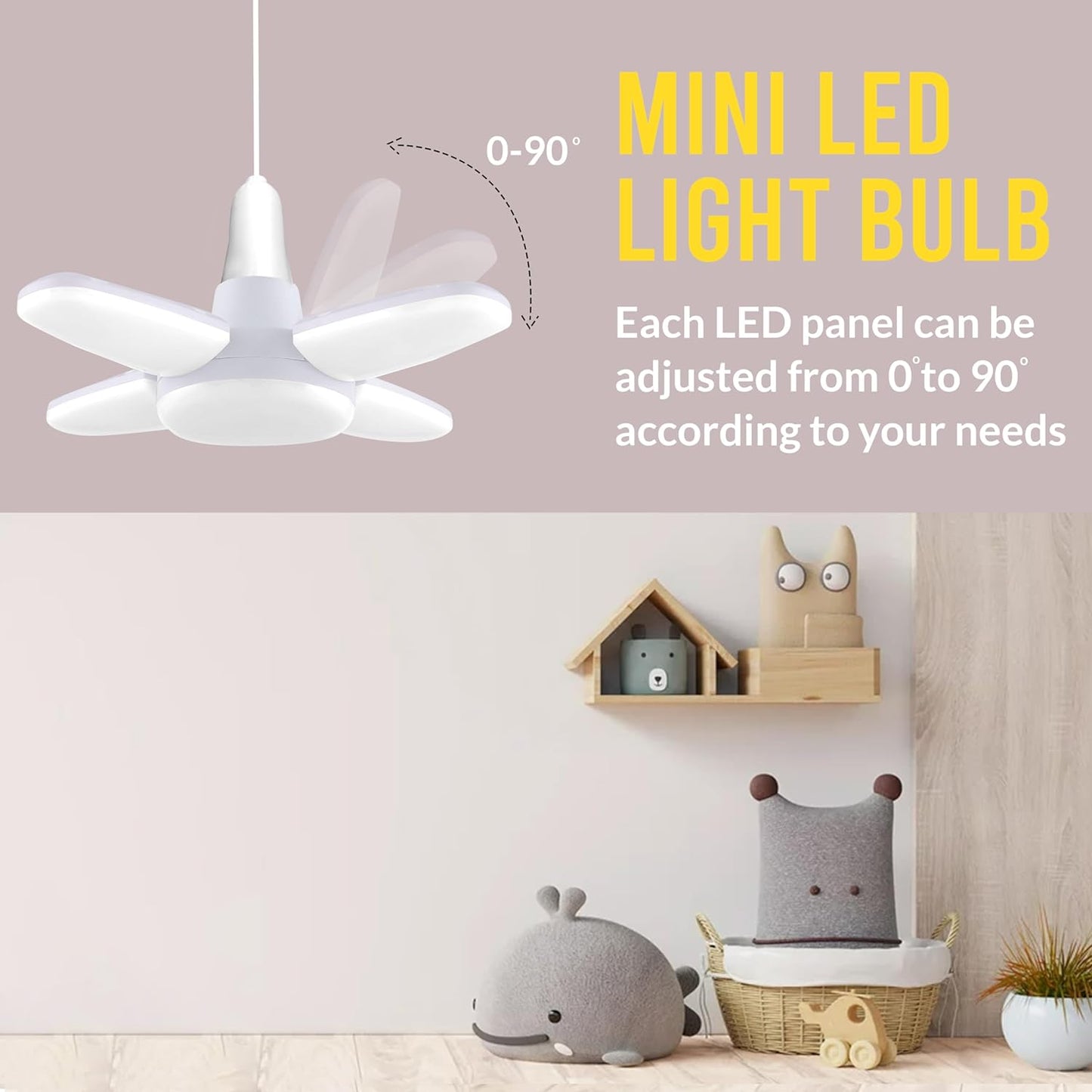 15W Fan Shape Led Bulb Upto 855% Energy Saving Ceiling Bulb Lights
