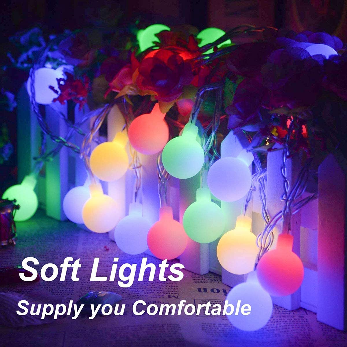 Bubble Ball String Lights Festive Party Lighting
