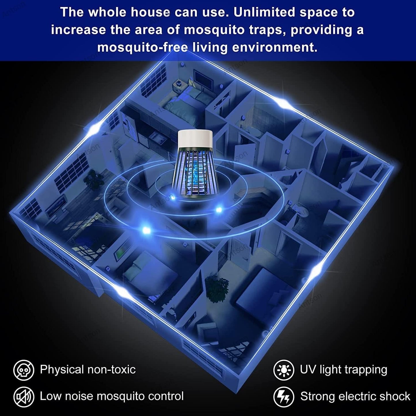 Plug-In LED Mosquito Killer Lamp