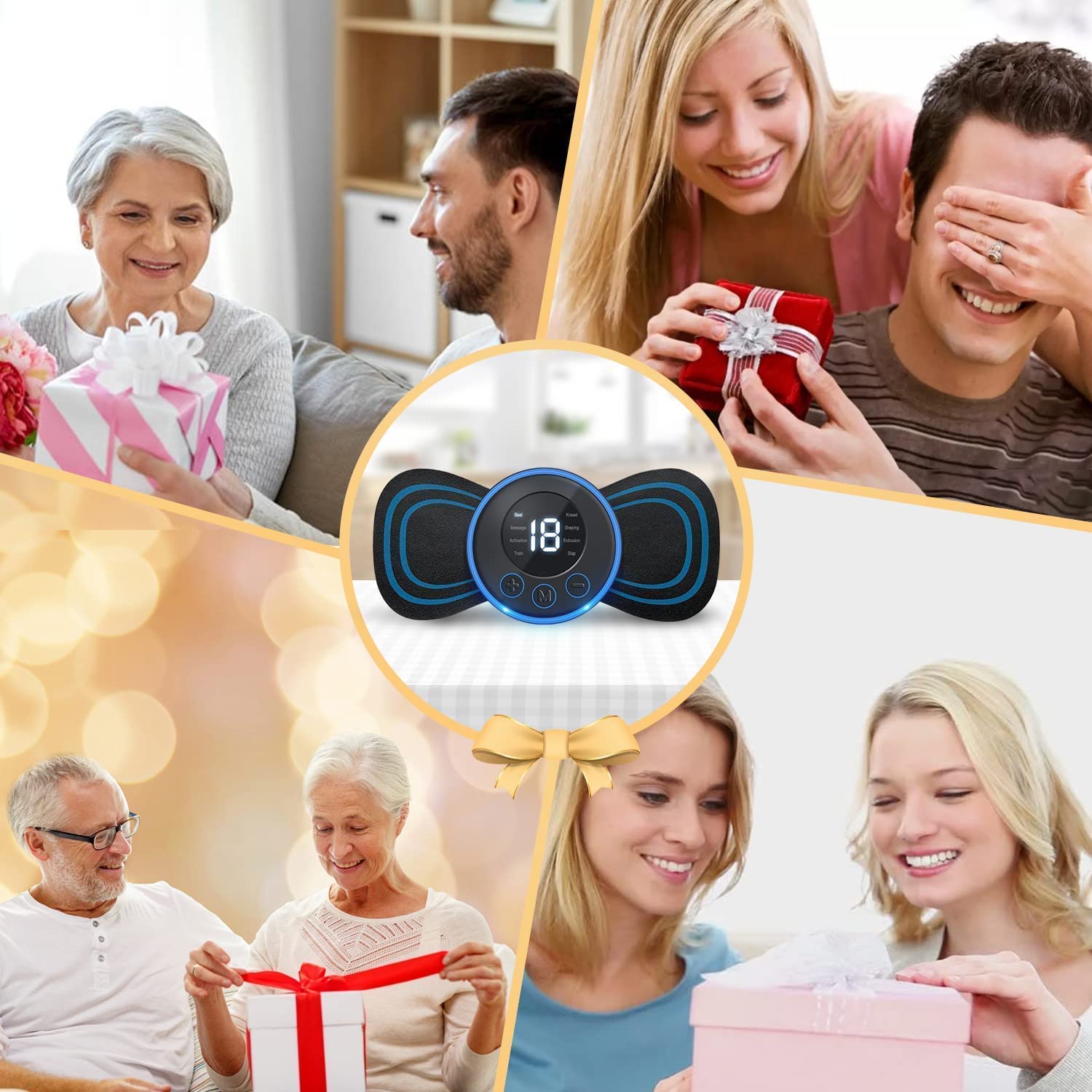 Full Body Mini Butterfly TENS Massager with 8 Mode