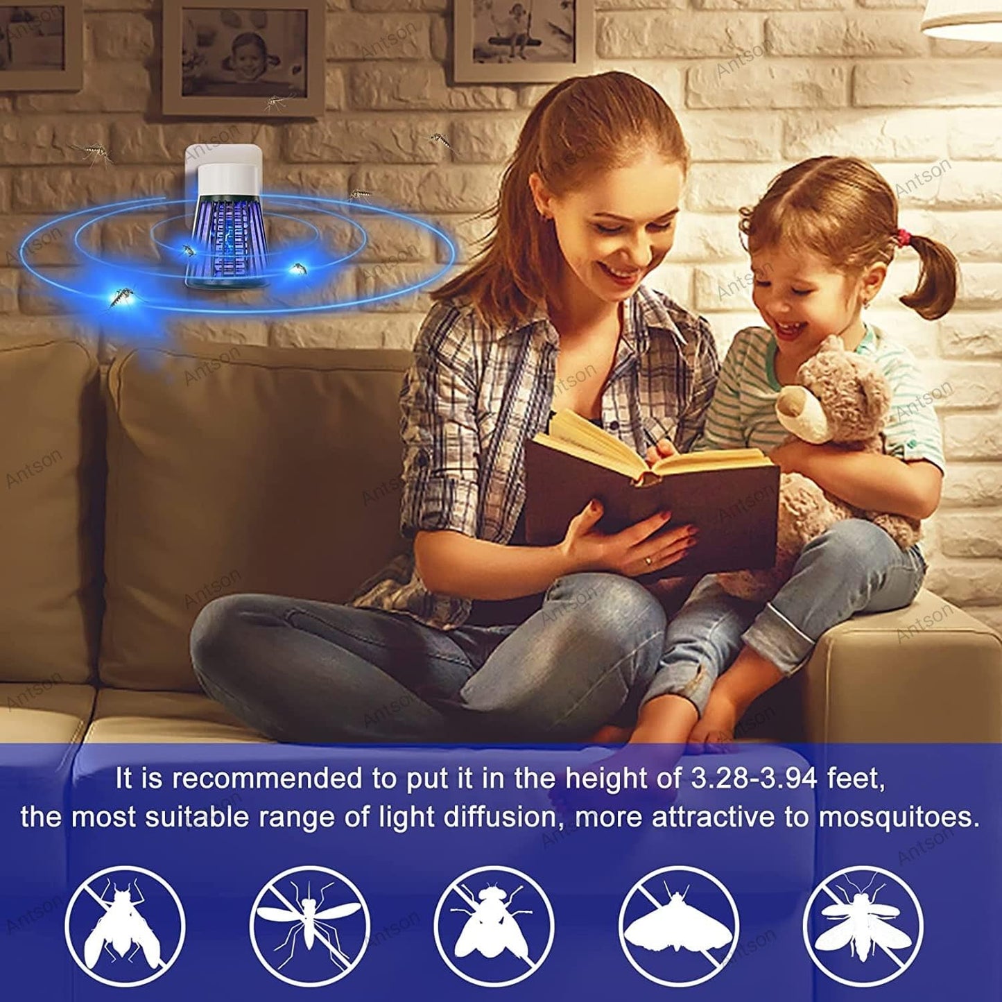 Plug-In LED Mosquito Killer Lamp