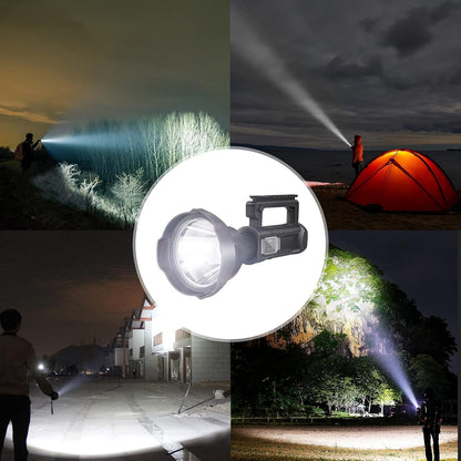 100W Rechargeable LED Multifunctional Searchlight USB Side