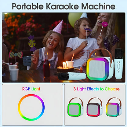 Audiaura 10w Mini Karaoke Machine with Wireless Mic