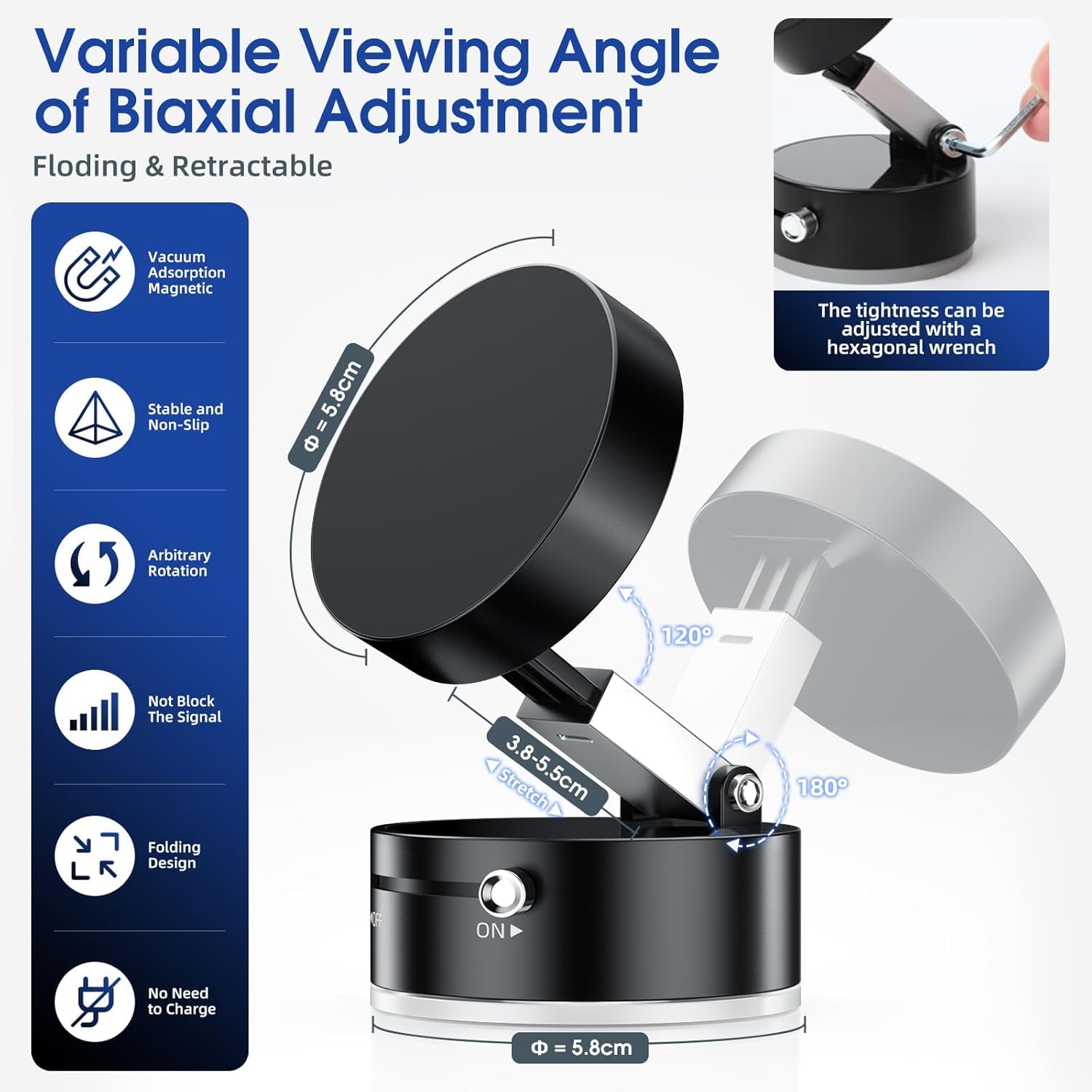 GripMate 360 Foldable Magnetic Mount Ultra Strong