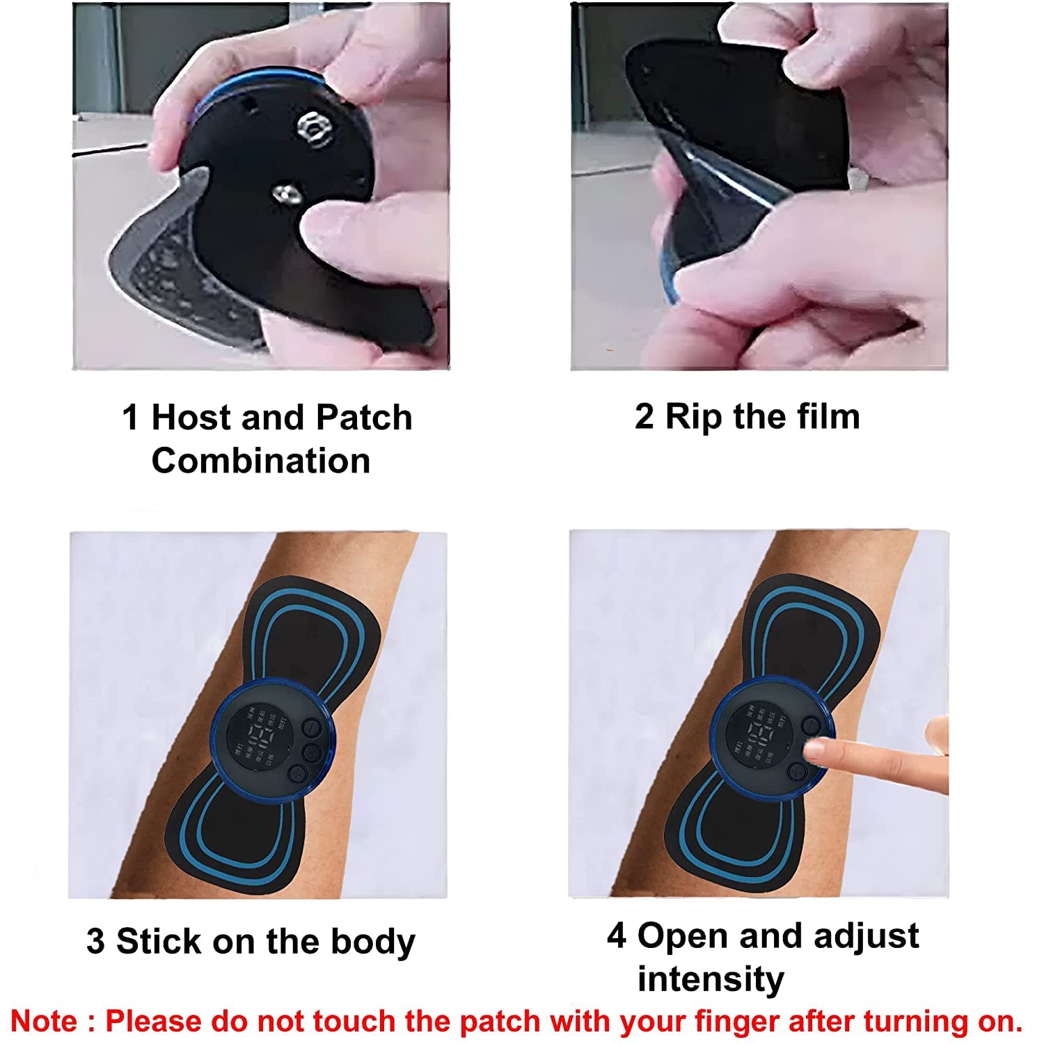 Full Body Mini Butterfly TENS Massager with 8 Mode