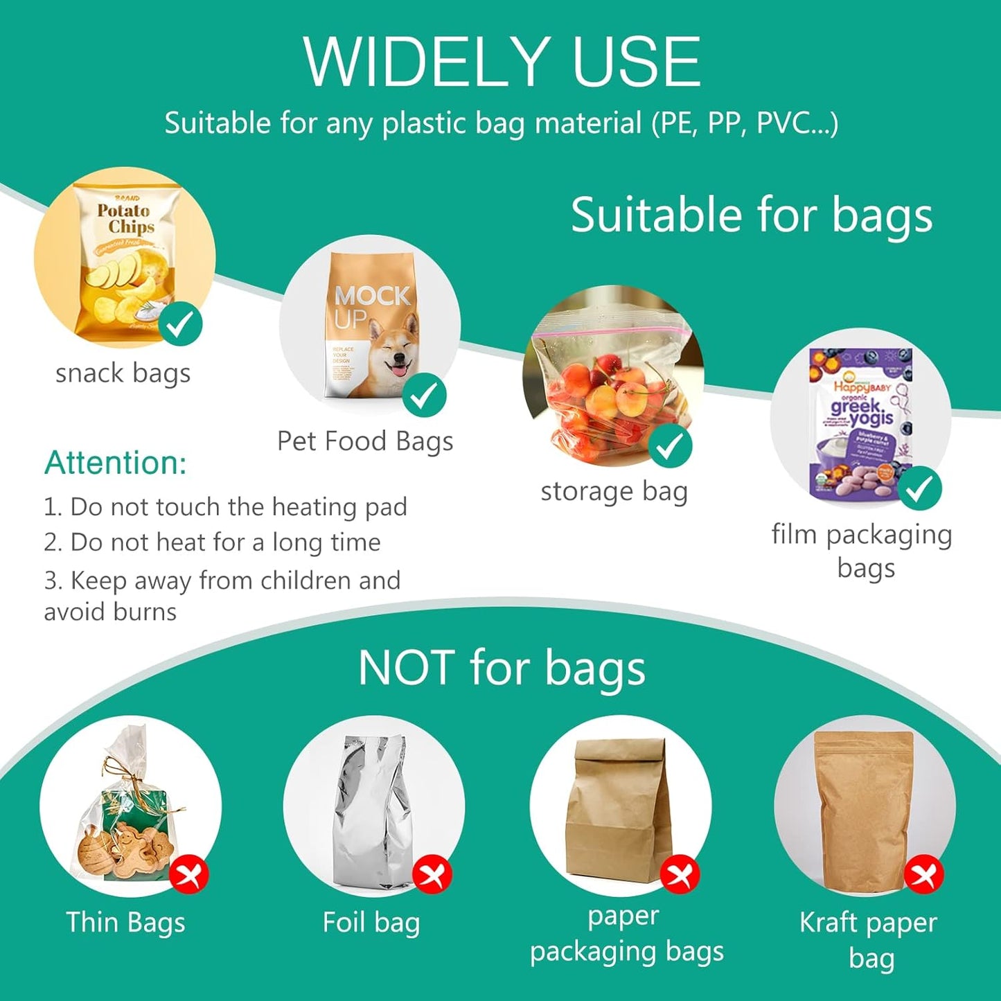 Rechargeable Mini Sealing Machine Heat Vacuum Sealer