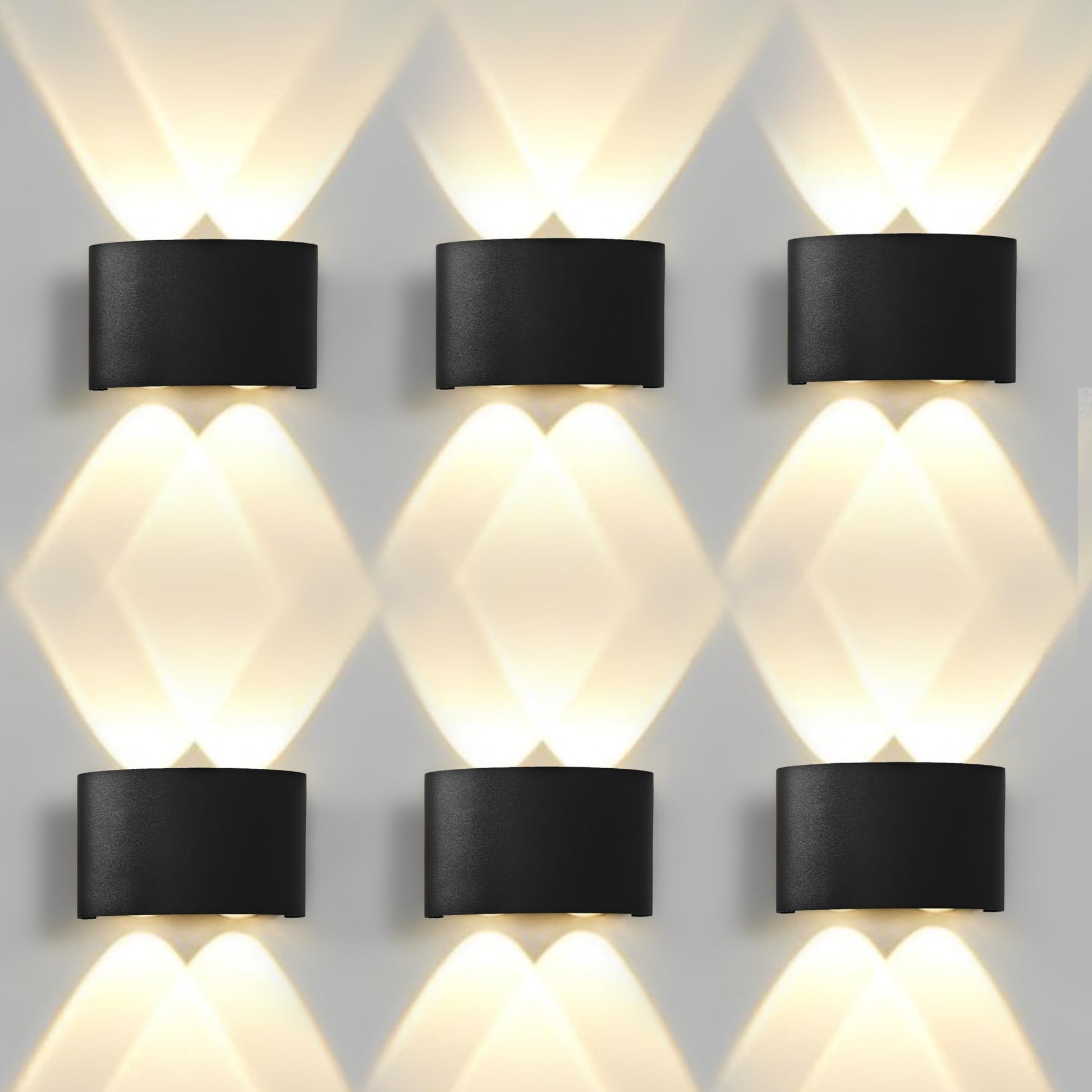 Gesto 4W Waterproof Led Wall Light for Home Decoration – Up Down 2-Way LED Wall Lamp | IP65 Outdoor Fancy Wall Lights for Balcony,Gate,Elevation,Garden,Patio | Decorative Wall Mount Light -Pack of 1