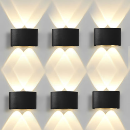 Gesto 4W Waterproof Led Wall Light for Home Decoration – Up Down 2-Way LED Wall Lamp | IP65 Outdoor Fancy Wall Lights for Balcony,Gate,Elevation,Garden,Patio | Decorative Wall Mount Light -Pack of 1