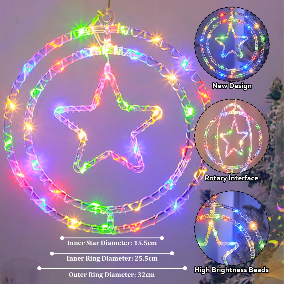 Star Ring Multi-Colour LED Light - Hover Image