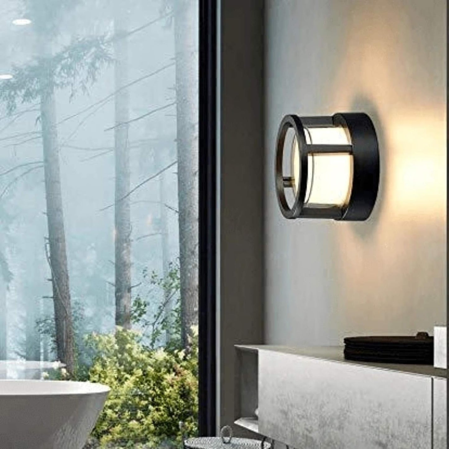 Round LED Wall Light – Indoor & Outdoor Decorative Lighting