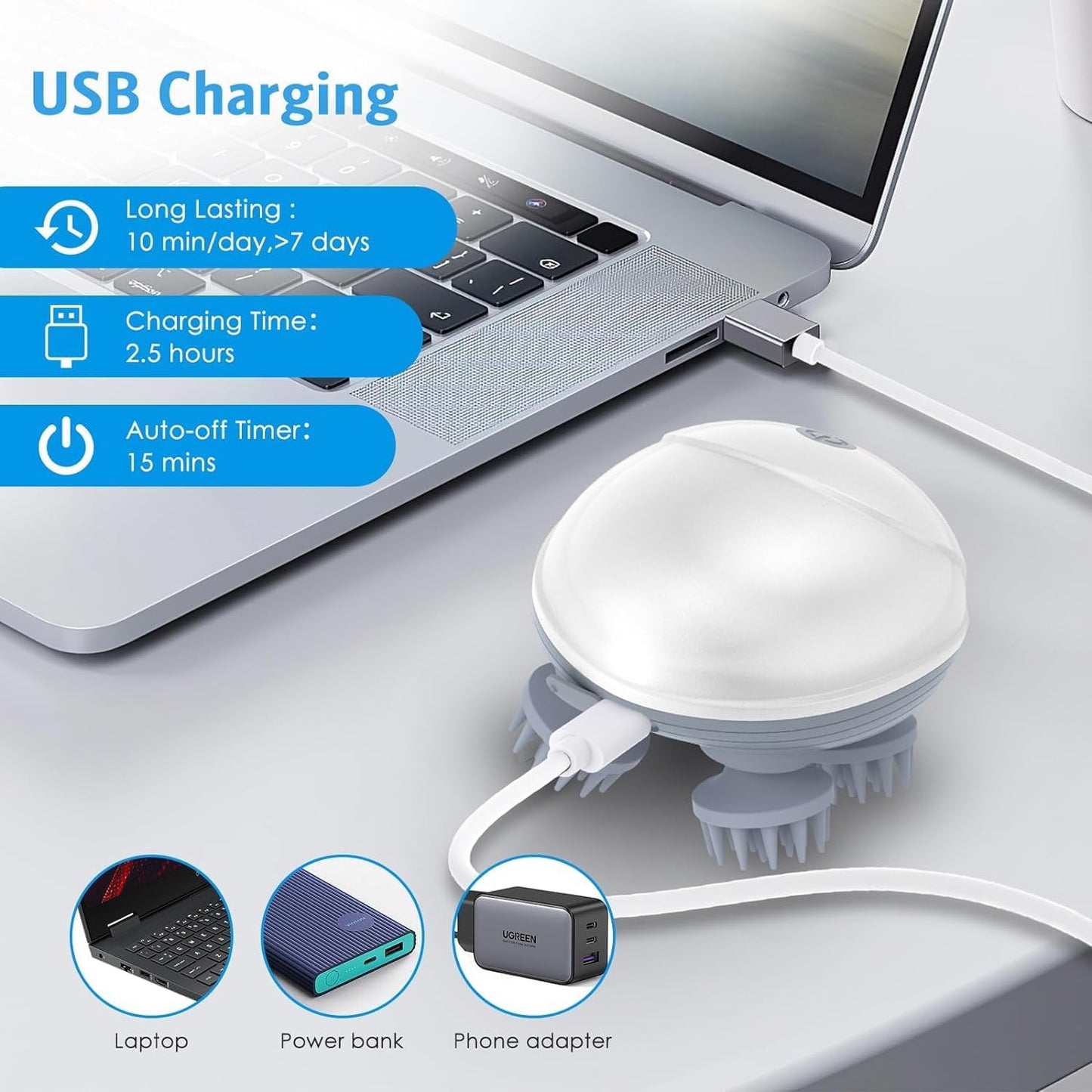 Scalp Massage, Electric Scalp Massager