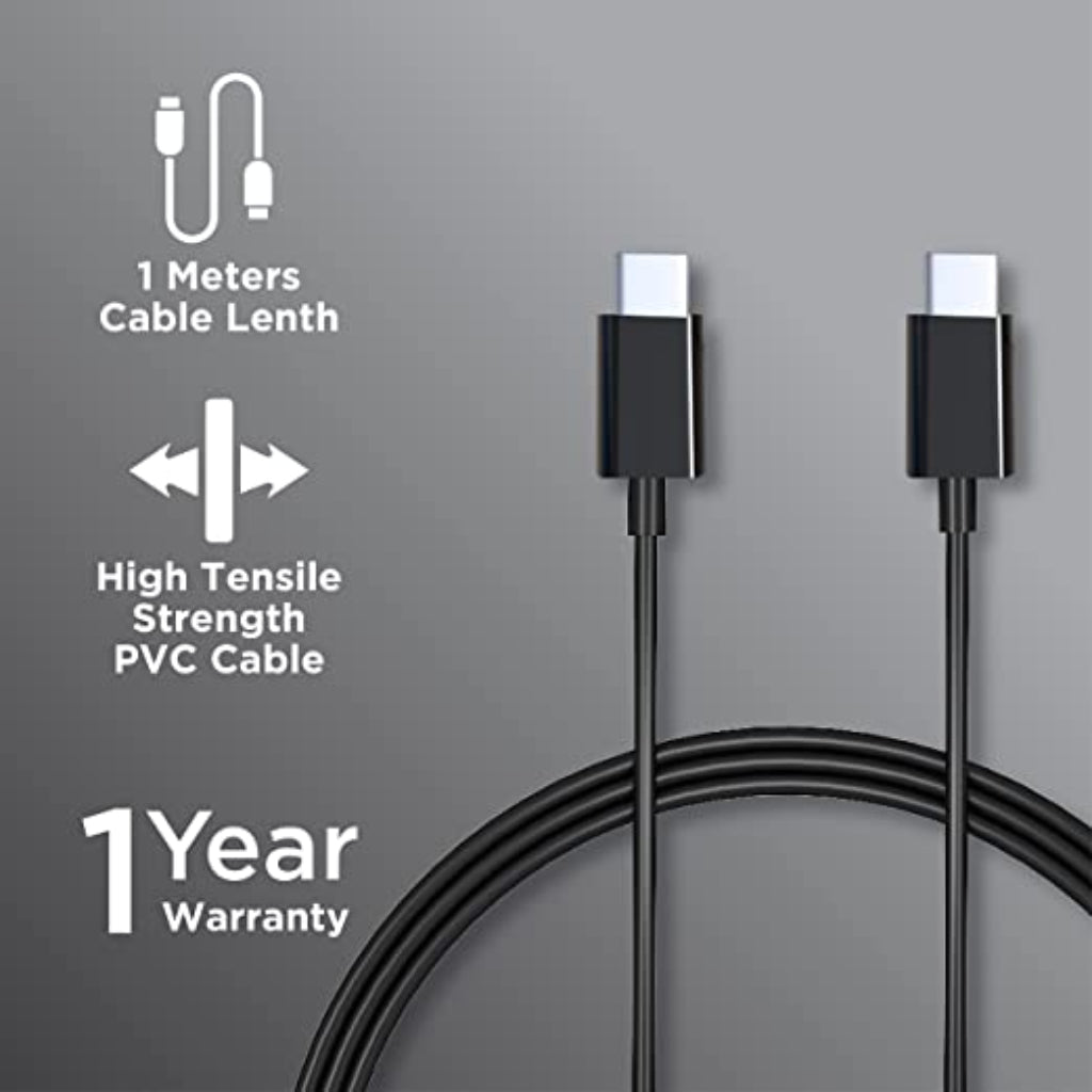 USB (Type-C) to USB (Type-C) Charging  Cable