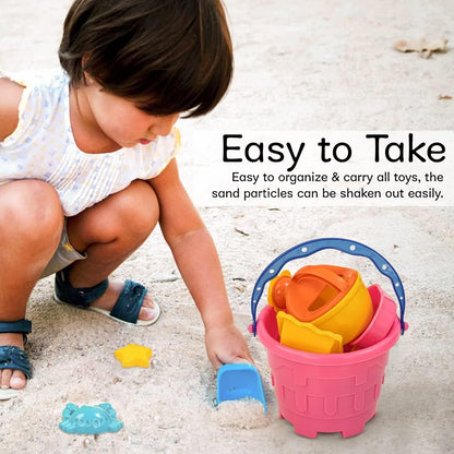 Sand Game Castle Building Plastic Beach Toy