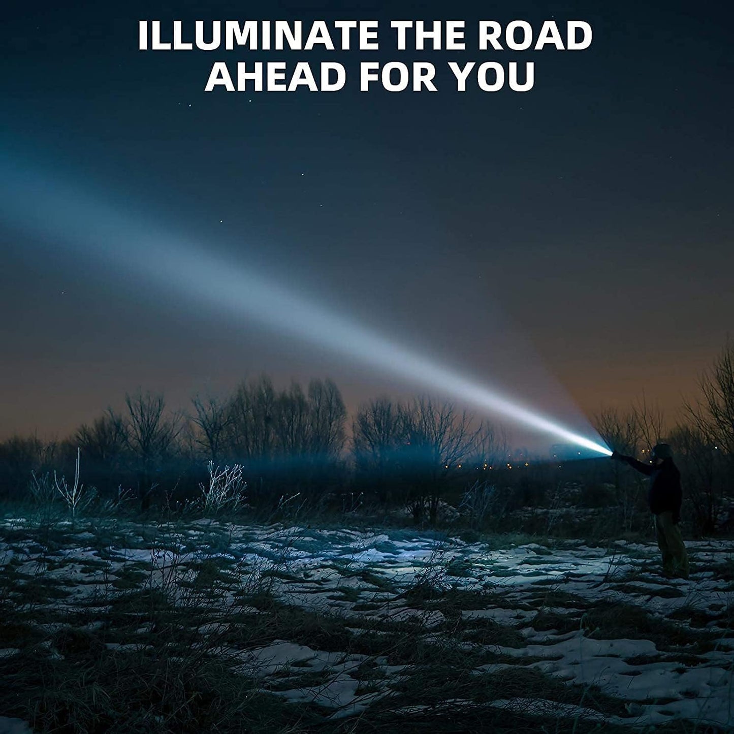 100W Rechargeable LED Multifunctional Searchlight USB Side