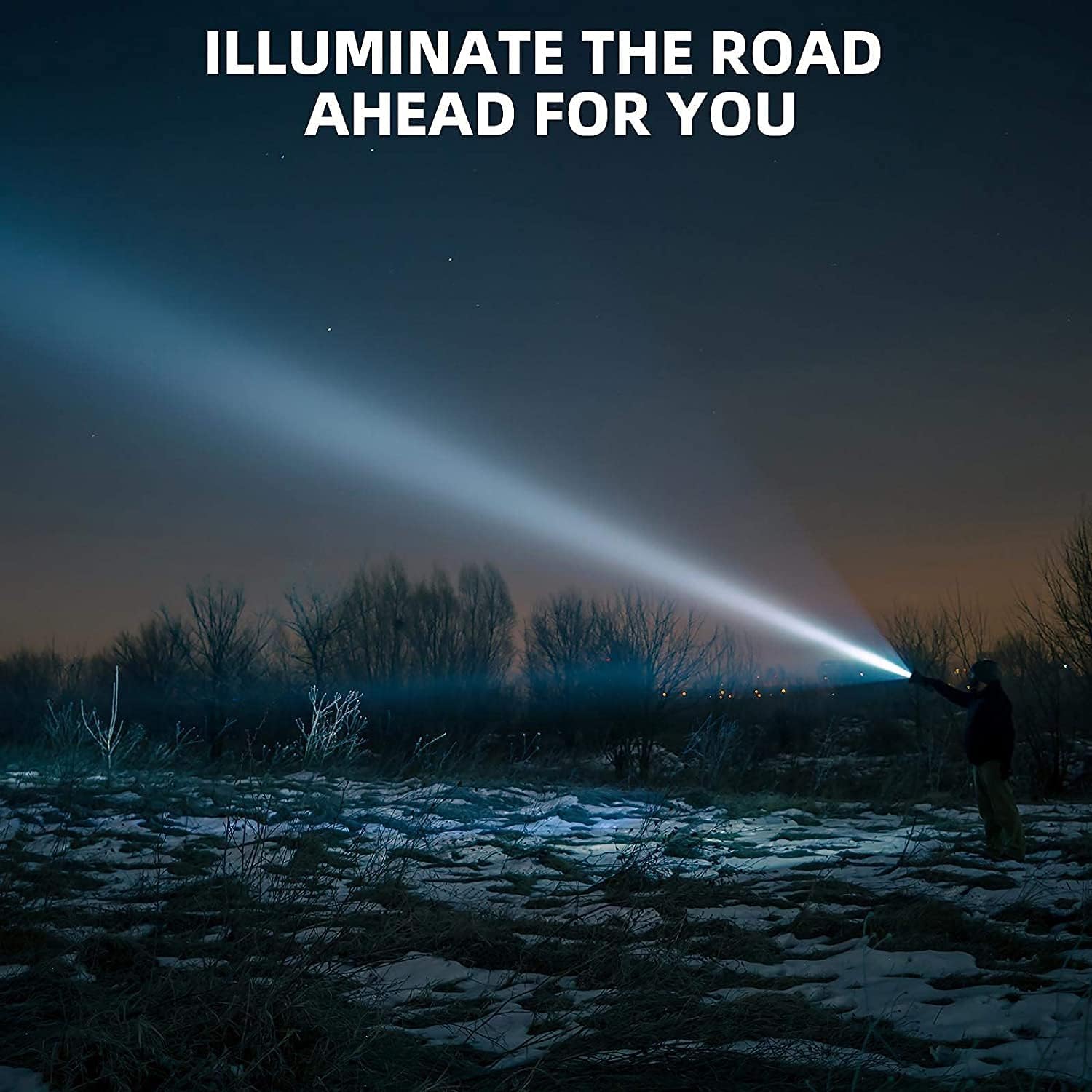 100W Rechargeable LED Multifunctional Searchlight USB Side