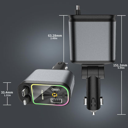 SpeedVolt 120X 120W Retractable USB