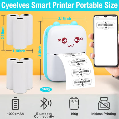 Mini Pocket Printer Gifts for kids Thermal