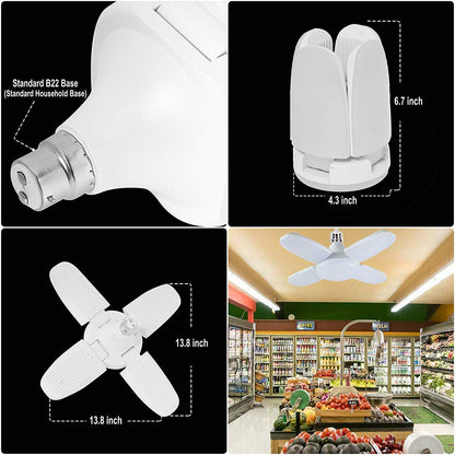 15W Fan Shape Led Bulb Upto 855% Energy Saving Ceiling Bulb Lights