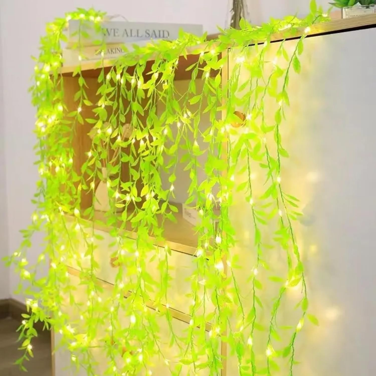 200 LED Leaf Vine Curtain Lights