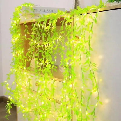 200 LED Leaf Vine Curtain Lights