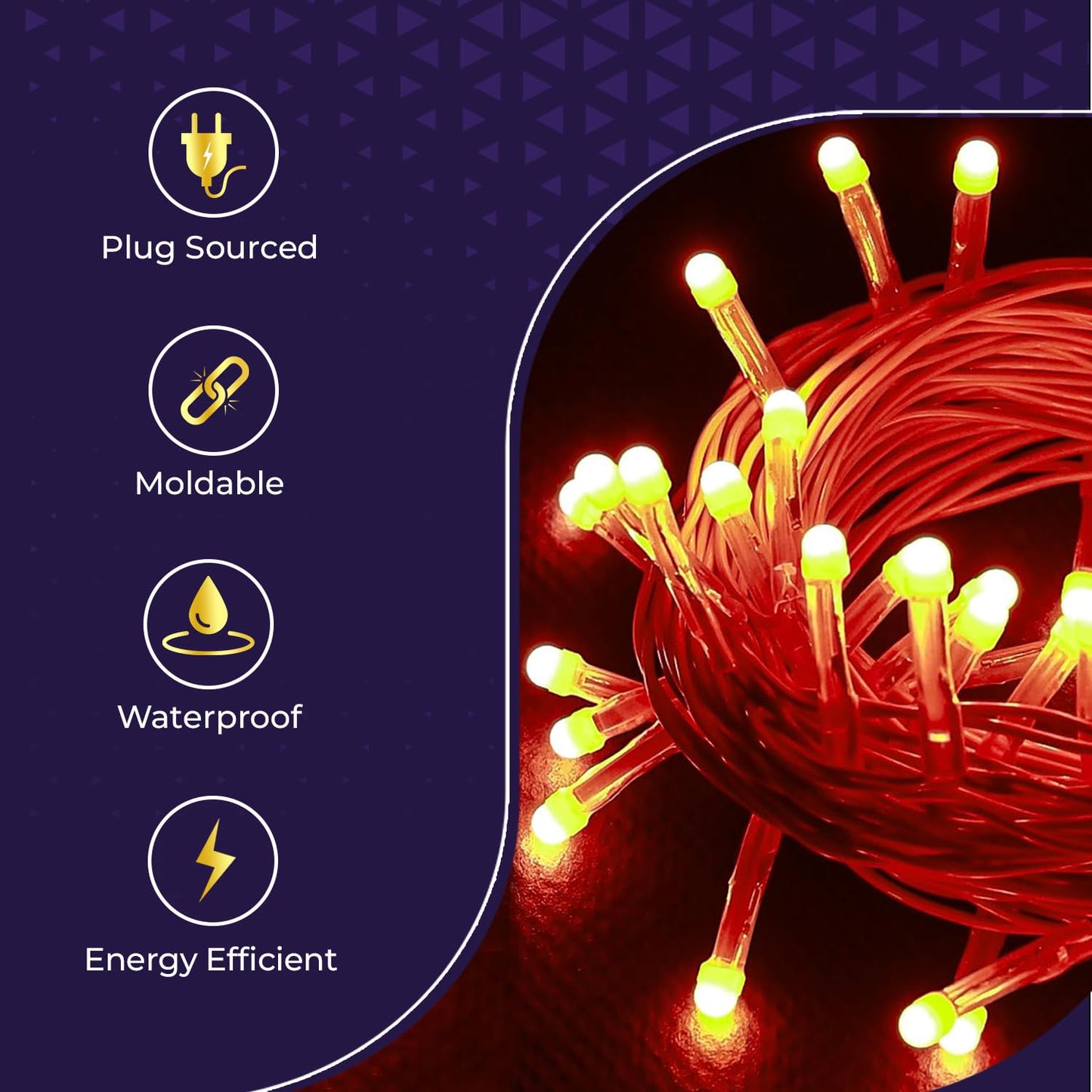 12M 40 LED decorative string lights