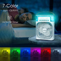 DADLM® Mini Cooler for Room Cooling Mini AC Portable Mini Fan Artic Cooler with 7 Colors LED Light, 1/2/3 H Timer, 3 Wind Speeds and 3 Spray Modes for Office,Home,Dorm,Travel* (1)