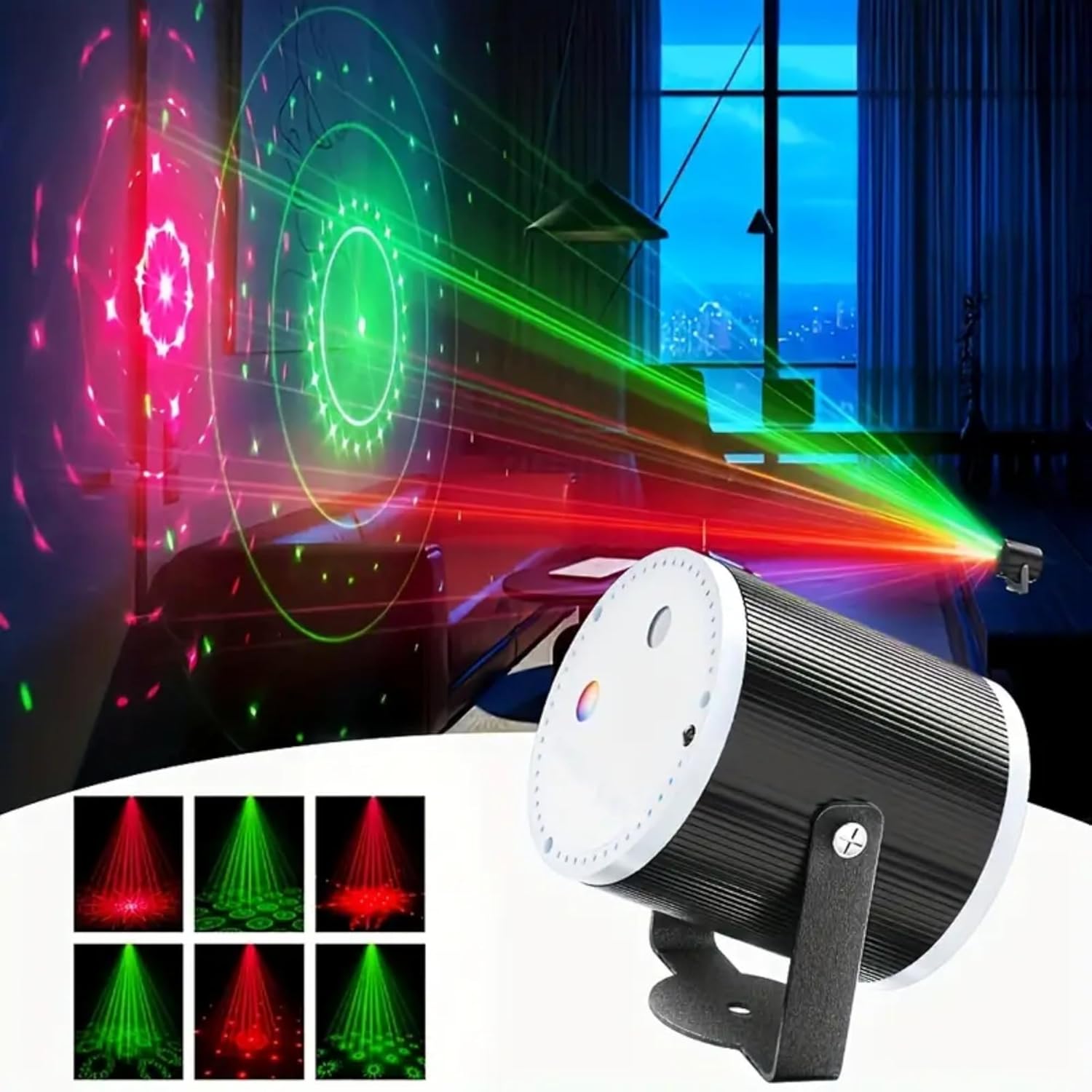 16-Pattern USB Party Laser Light