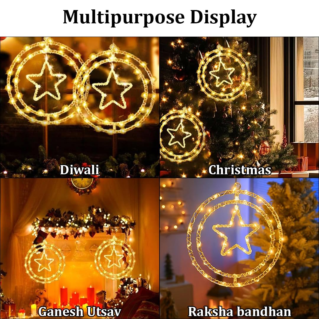 Star Ring Warm LED Decorative Light