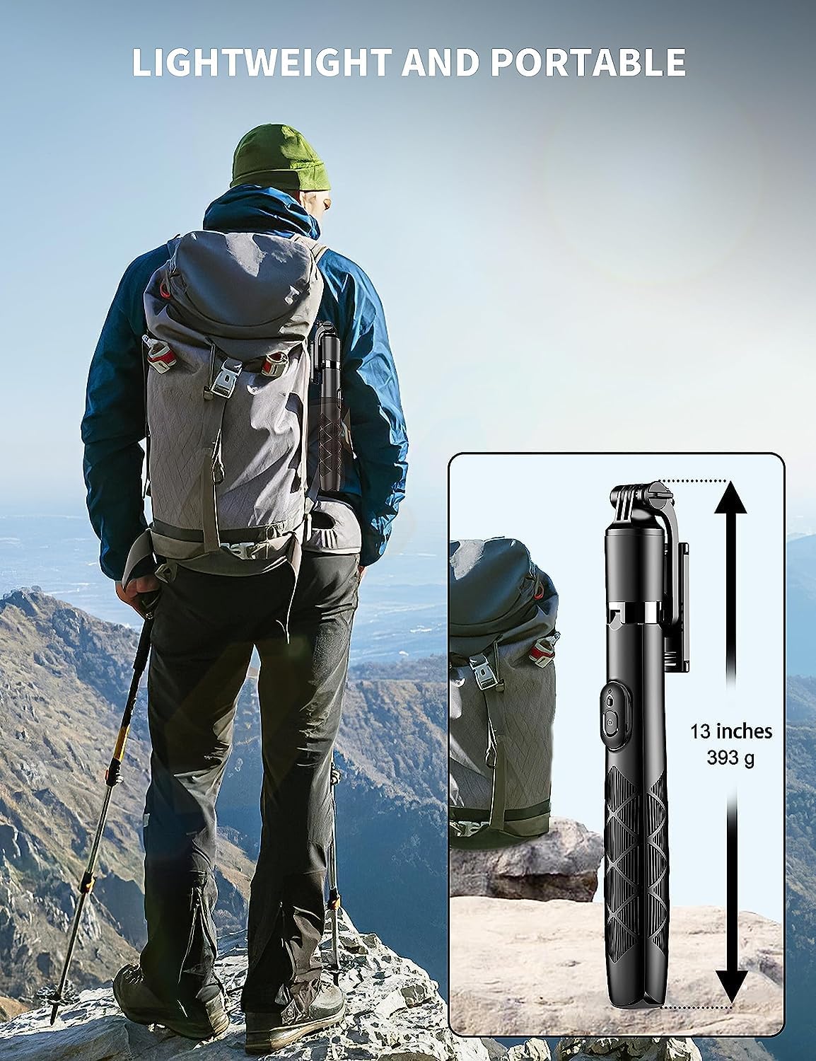 Q05 New Long Bluetooth Extendable Selfie Stick for Mobile Phone & Camera's with Wireless Remote & Tripod Stand Portable Lightweight Long Multi-Function for YouTube, Photos & Cooking