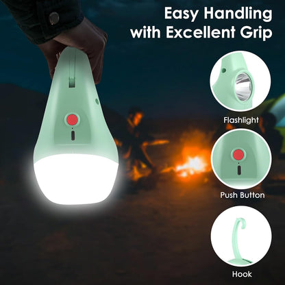 Gesto 20W Emergency Lights Rechargable – Portable Led Light With Adjustable Brightness| Laltern Lamps Upto 8 Hrs Backup |Wall Hanging Battery Operated light | Indoor Outdoor Use Trekking,Camping Light