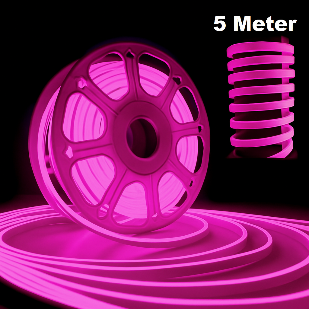 12MM THICK 220V SMD Pink Neon Rope Light