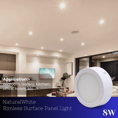 8W Surface LED Light – Warm White & White