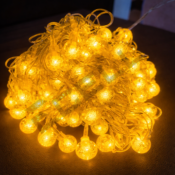 Small Golden Bulb LED String Lights