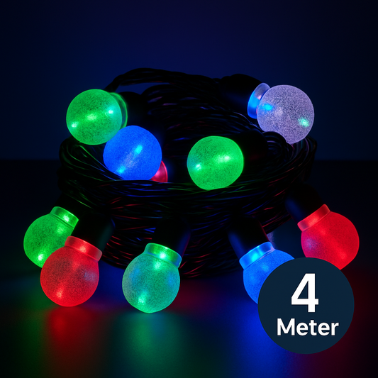 4m Fairy String Lights Multicolour Bulb Bottle