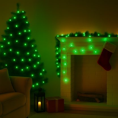 100-LED Multicolor Christmas Fairy Lights