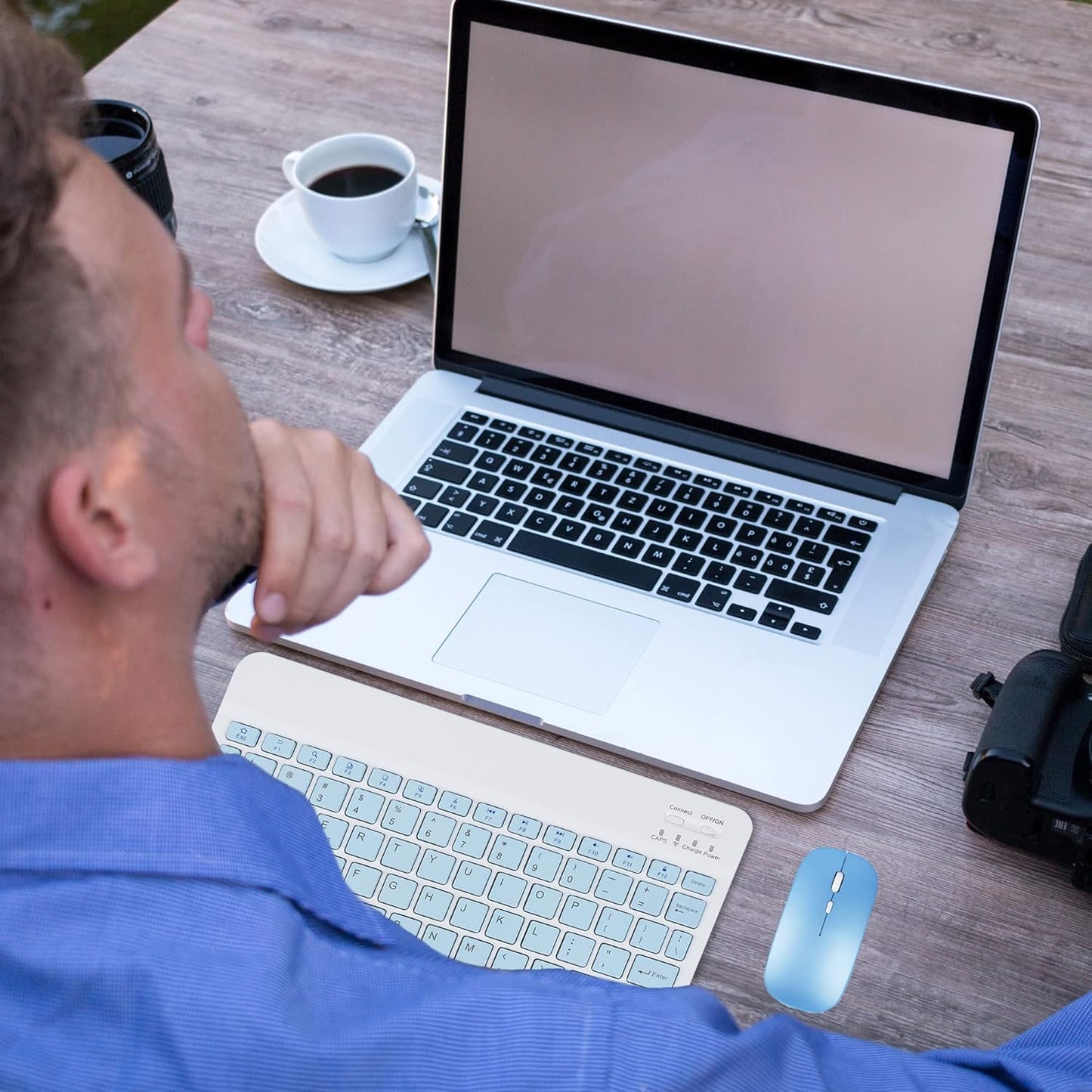 Mini Bluetooth Keyboard and Mouse Combo