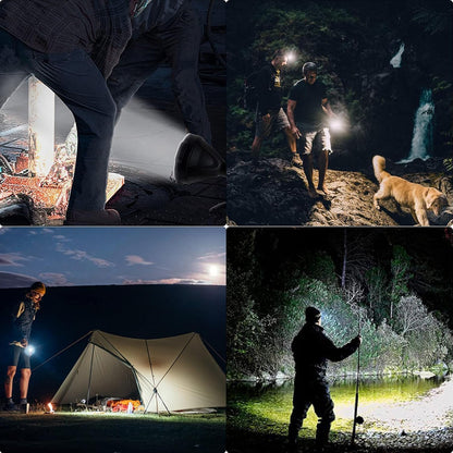 100W Rechargeable LED Multifunctional Searchlight USB Side