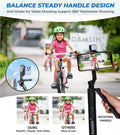 Selfie Stick Mobile Tripod R16S, LED Bright Fill Light, Wireless Bluetooth Remote, 62