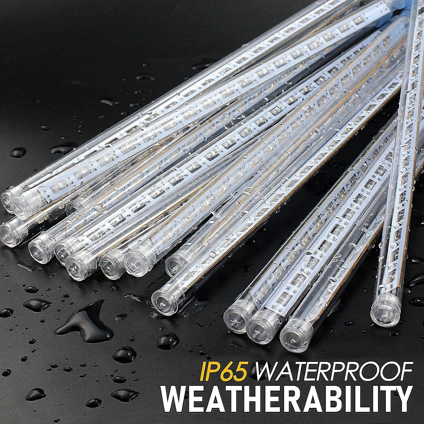 8 Multi Meteor Shower LED Lights