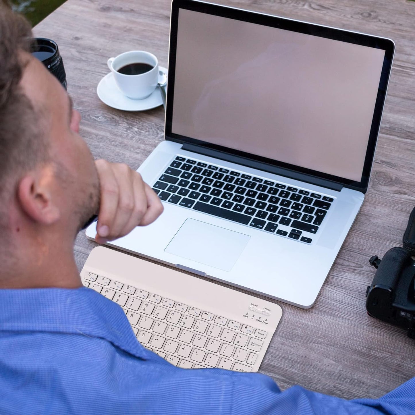 Mini Bluetooth Keyboard and Mouse Combo