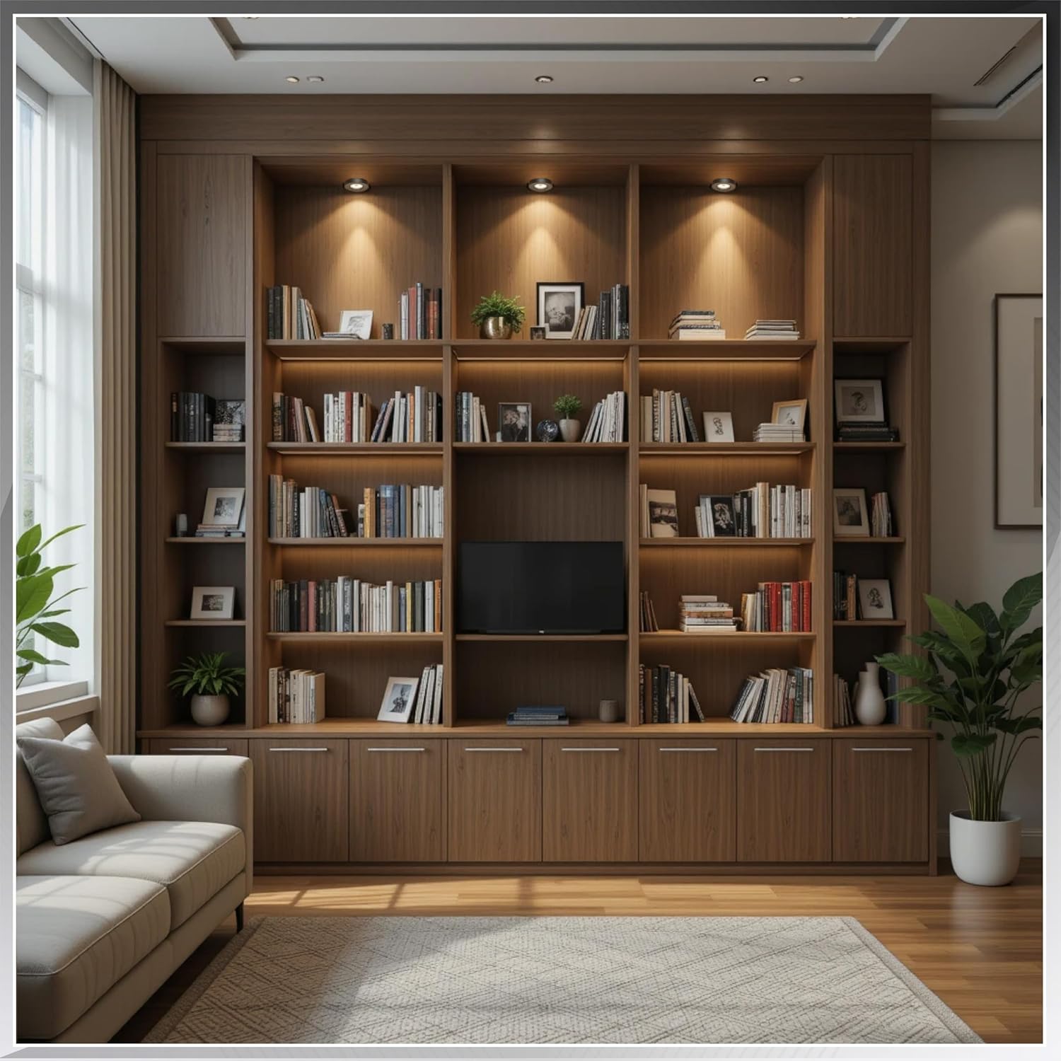 Nortek Platina+ 5W COB LED Surface Spotlight | Focus Light for Ceiling, Mirror, Bathroom & Wall Decor | IP66 Waterproof Anti-Glare Light for Balcony, Staircase & Indoor Use | Warm White – Pack of 1