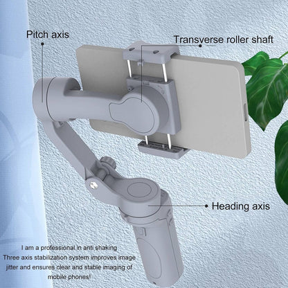 Smartphone Gimbal Stabilizer, F5 3-Axis Phone Stabilizer Foldable Handheld Gimbal with Tripod, Vlogging Stabilizer for Video Recording with Face Tracking, Youtuber Tools