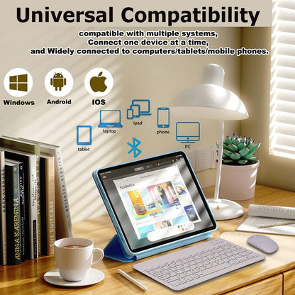 Mini Bluetooth Keyboard and Mouse Combo