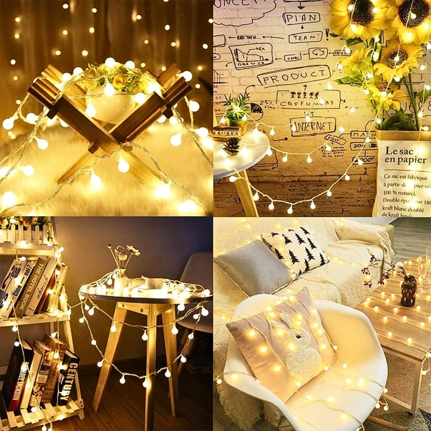 7 5m 14 Globe Bubble Ball Lights