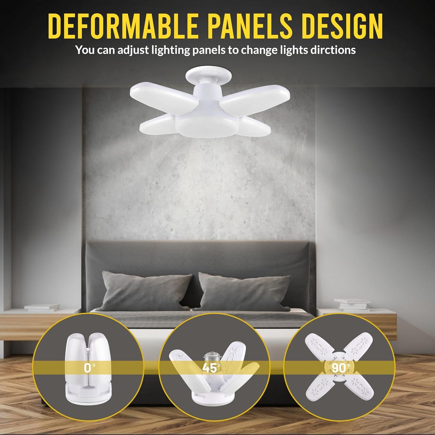 15W Fan Shape Led Bulb Upto 855% Energy Saving Ceiling Bulb Lights