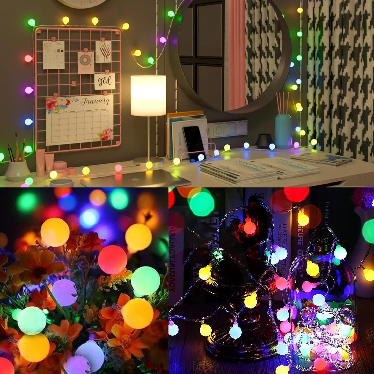 Bubble Ball String Lights Festive Party Lighting